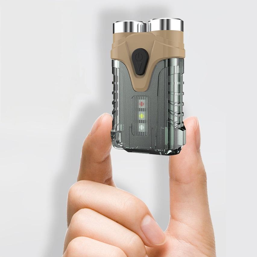 High power keychain flashlight