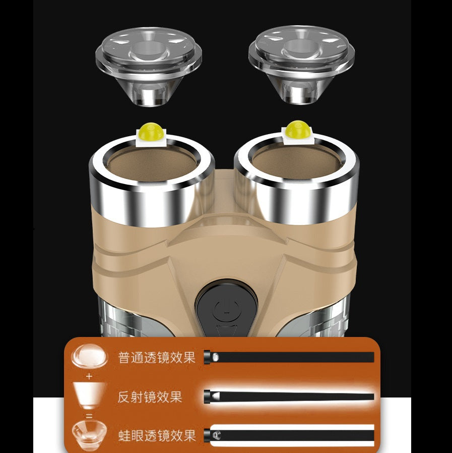 High power keychain flashlight